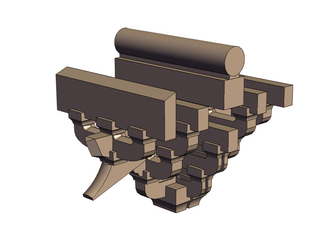 五铺作重栱出单杪单下昂0