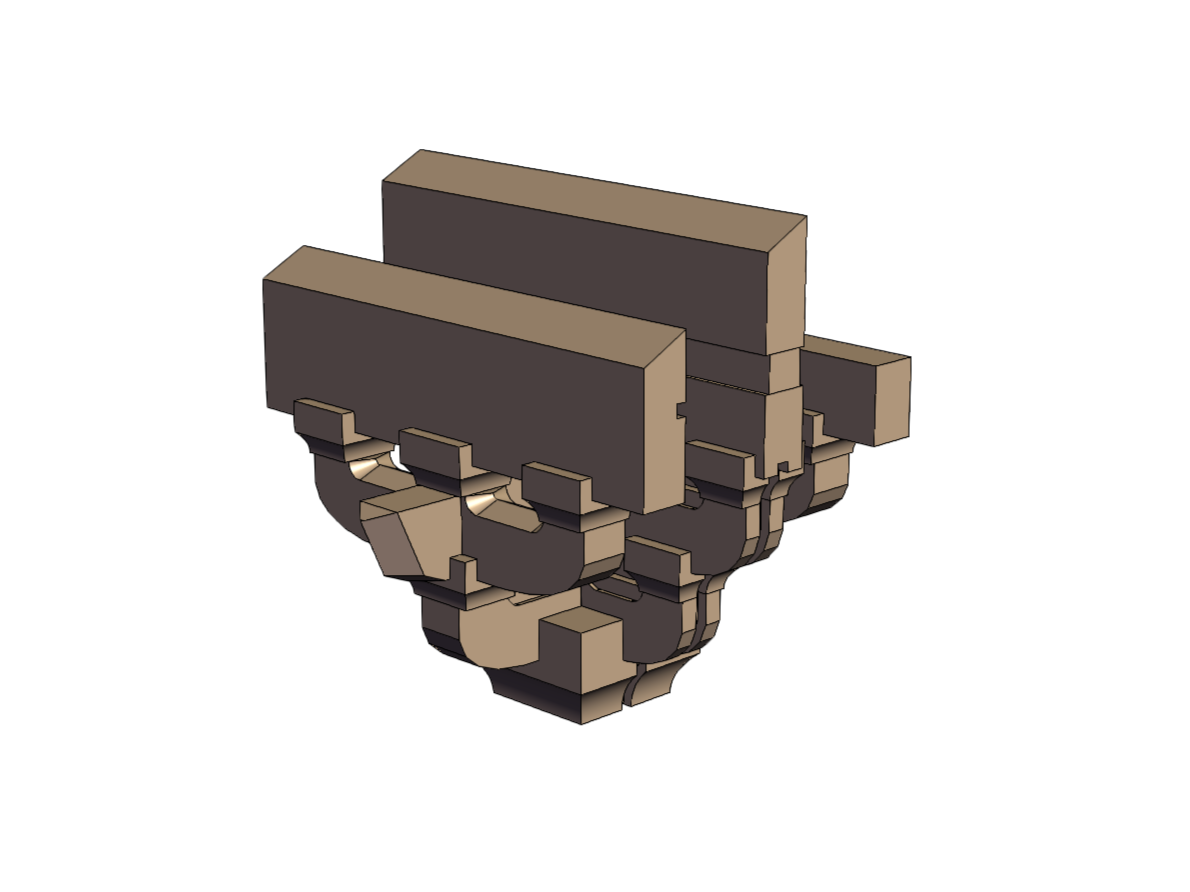 四铺作里外并一杪卷头0