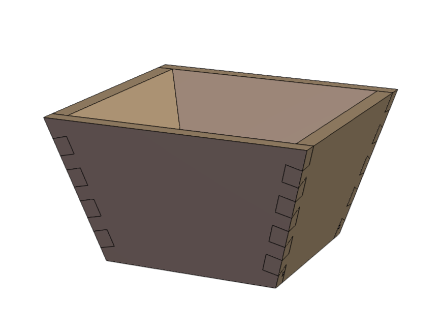 74度全透燕尾榫米斗0