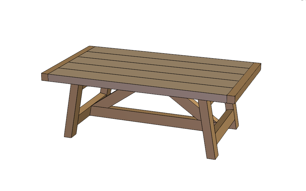 简单粗放的小茶几桌0