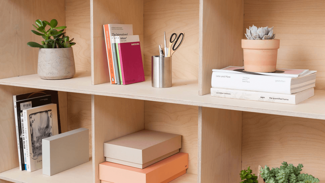 Opendesk 书架花盆(Fin Bookshelf Planter)2