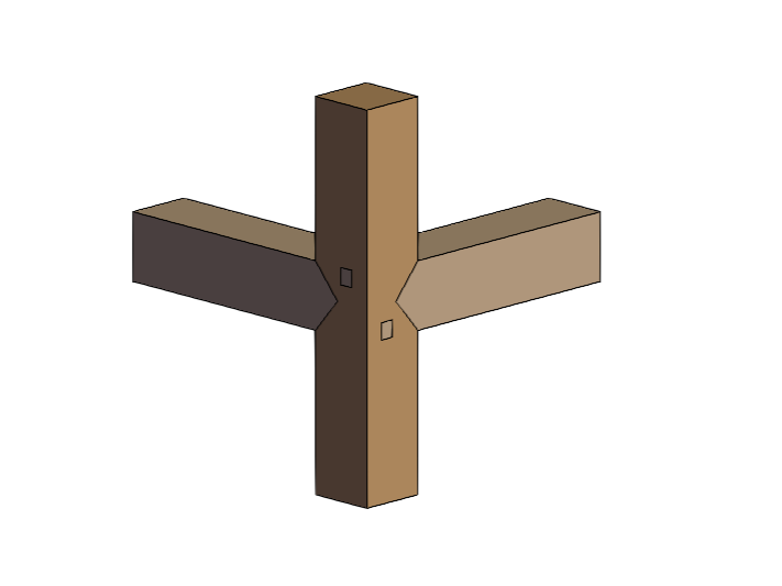 大格肩虚肩大进小出榫0