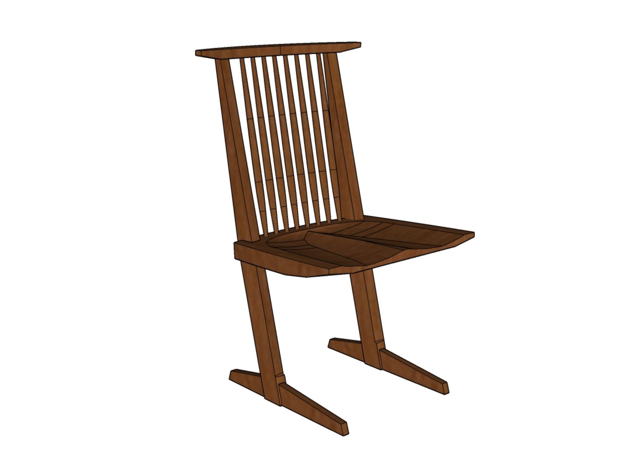 中岛乔治椅(Conoid Chiar)0