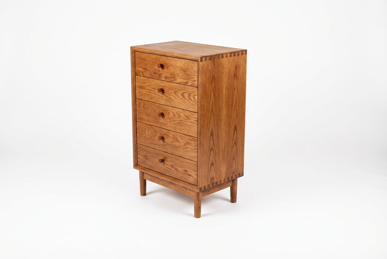 半透燕尾榫五斗柜1