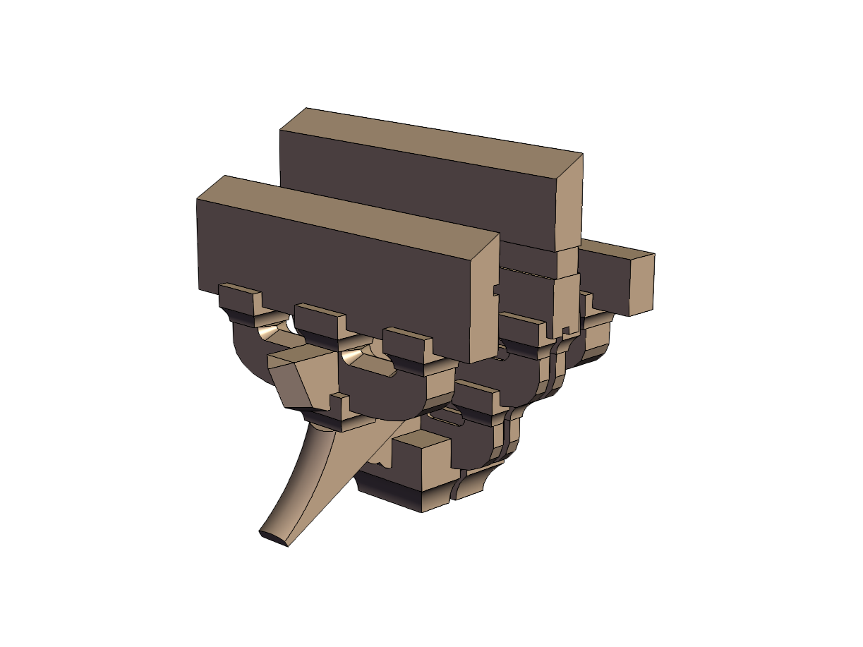 四铺作插昂补间铺作0