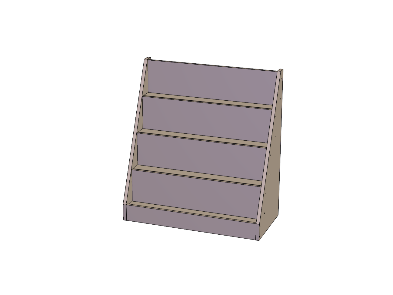 幼儿园实木书架0