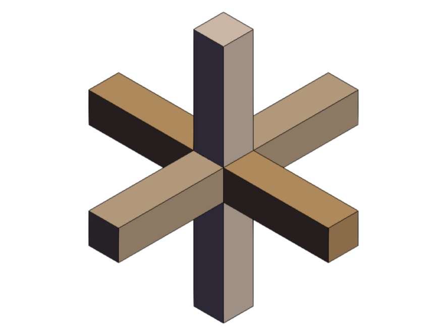 三料垂直丁字结合0