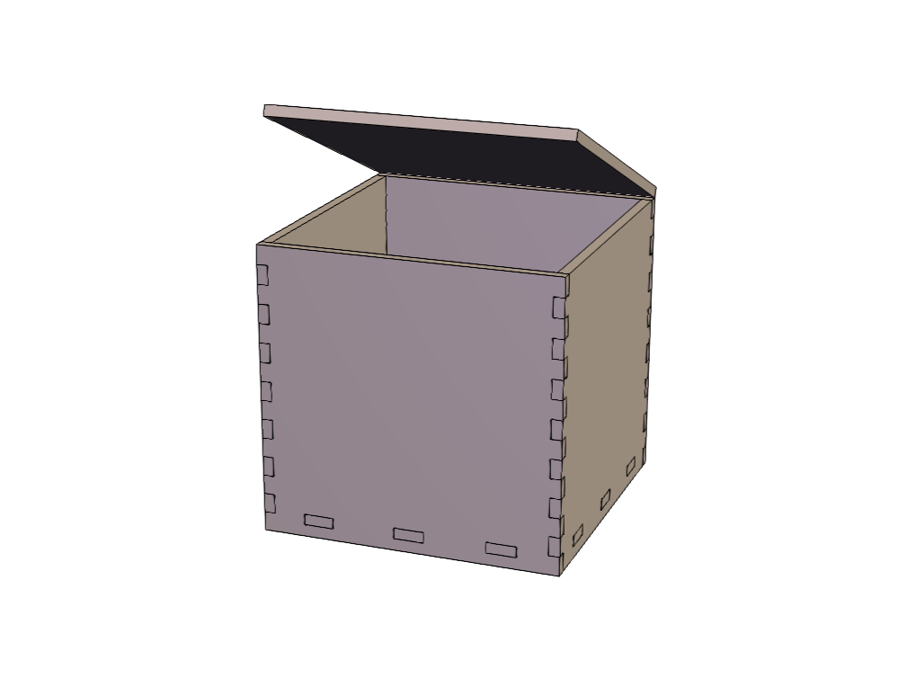 海洋板上翻盖箱子0