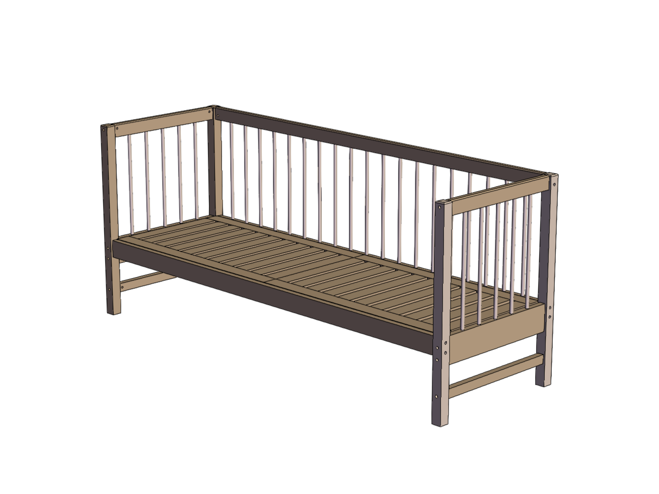 儿童拼接床（婴儿床）0