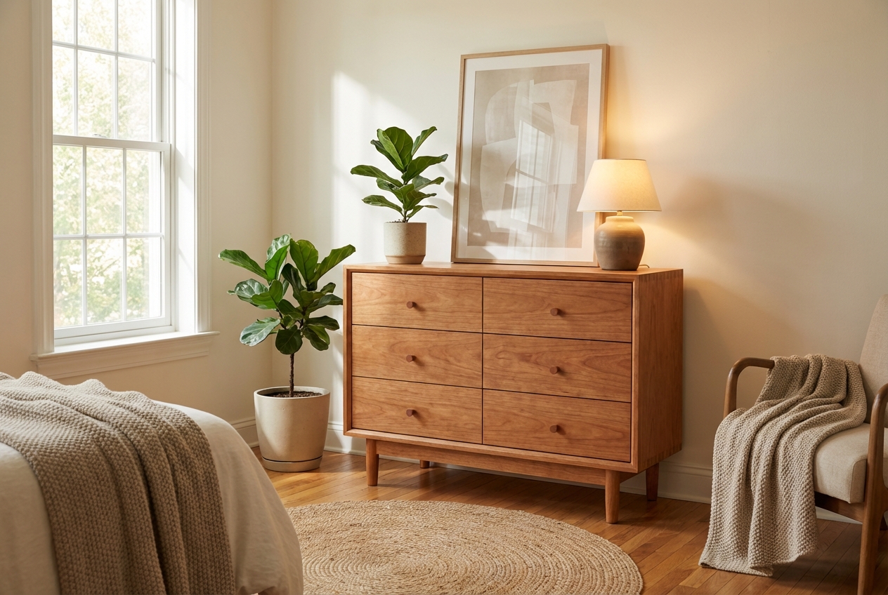 半透燕尾榫六斗柜2