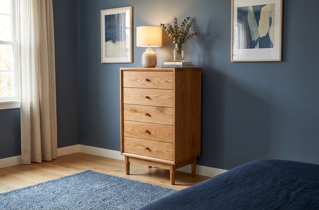 半透燕尾榫五斗柜2