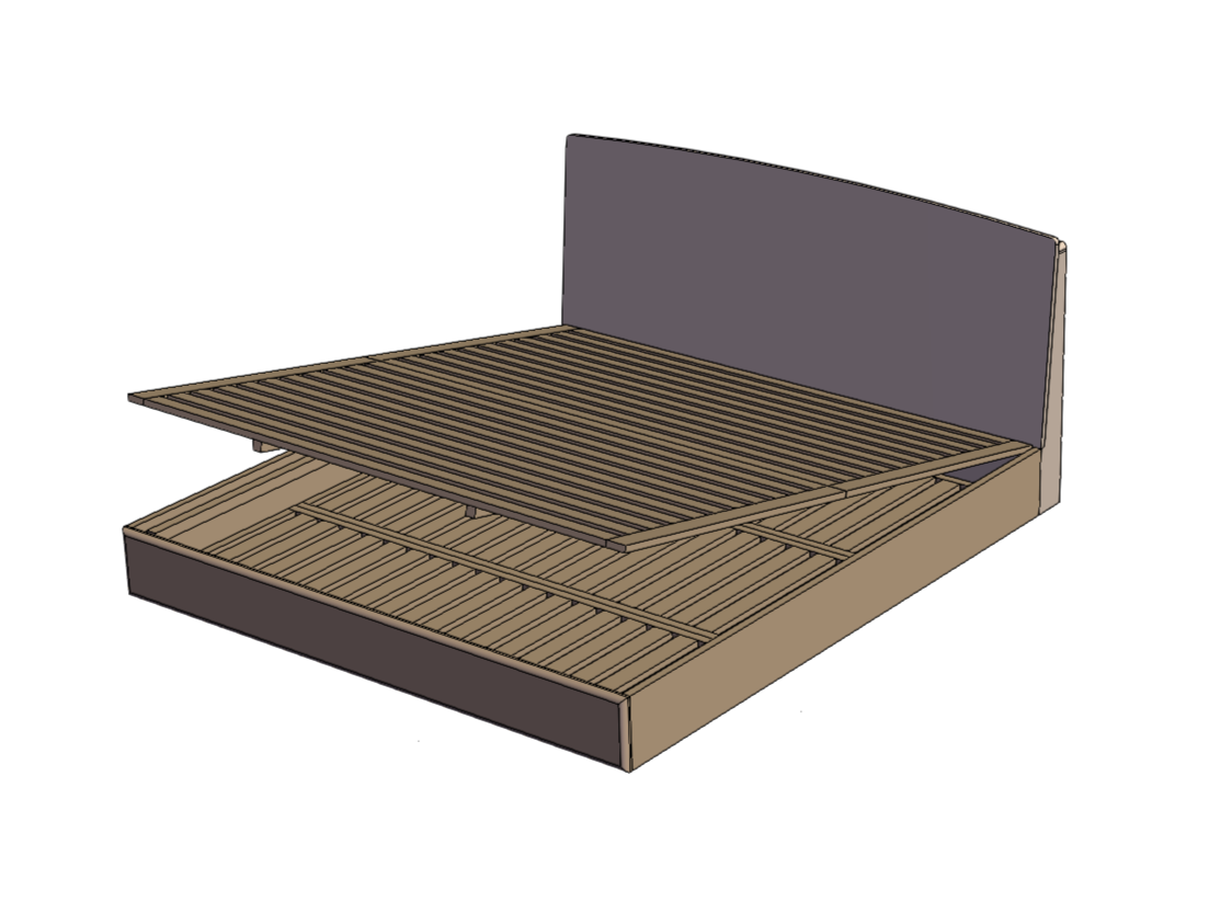 超大收纳床2.2米0