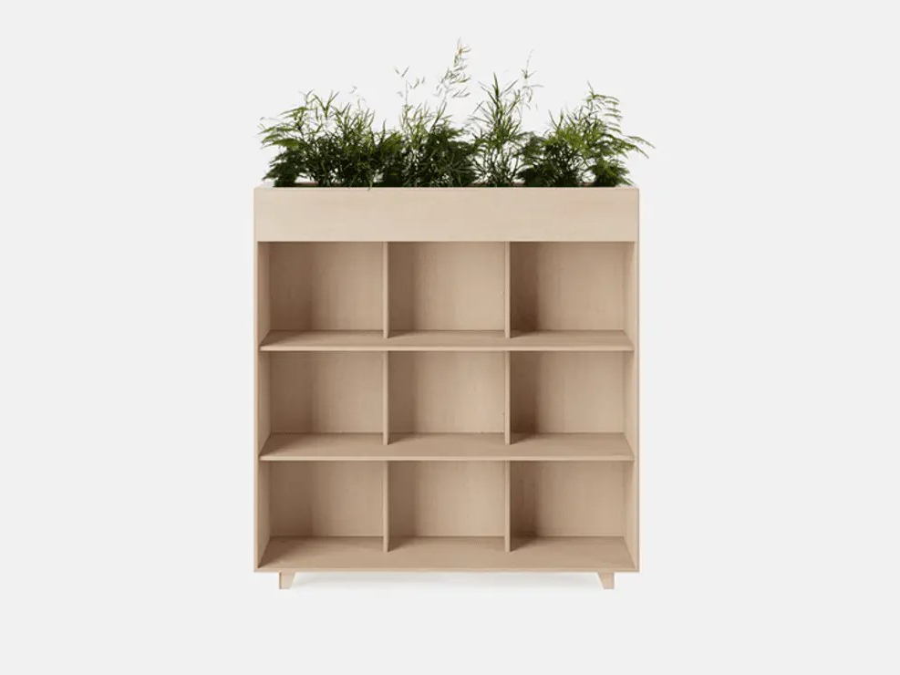 Opendesk 书架花盆(Fin Bookshelf Planter)0