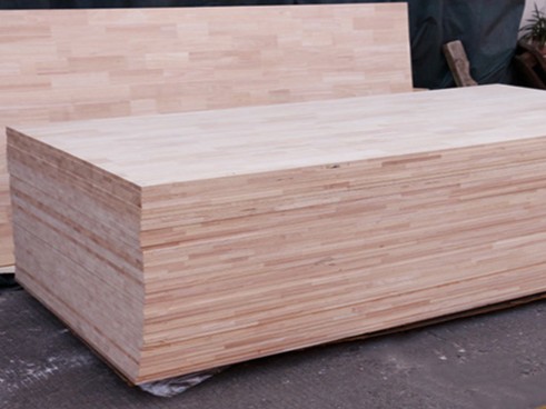 橡胶木指接板-1